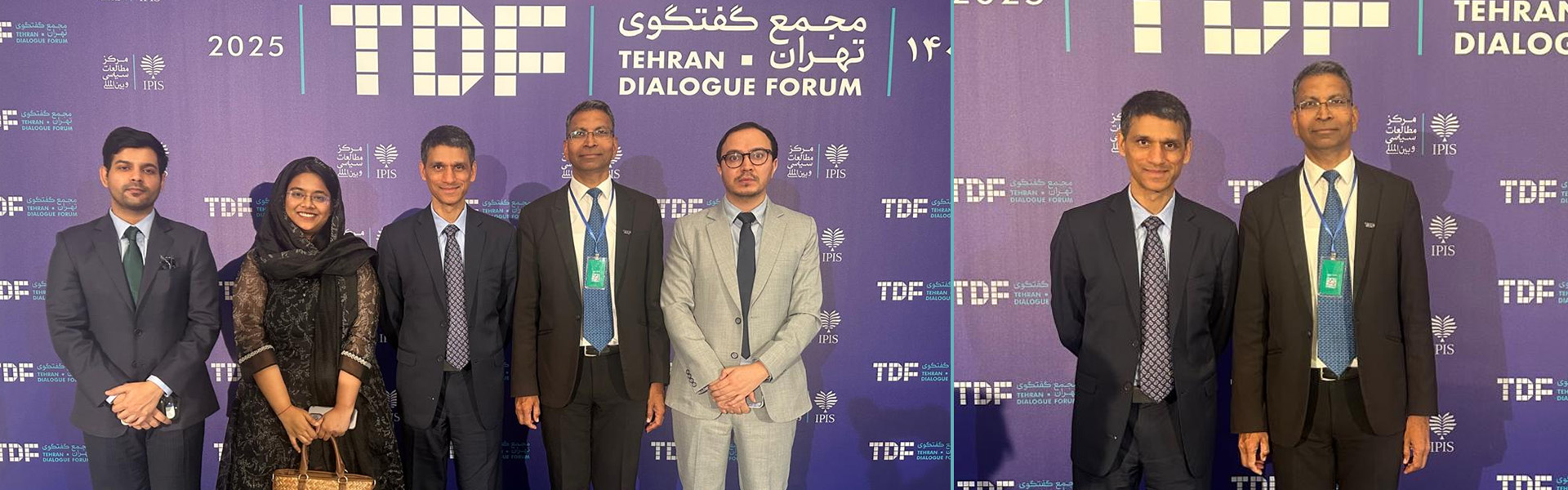 Participation of Amb. Prashant Pise, DDG, ICWA in Tehran Diplomatic Forum-2025