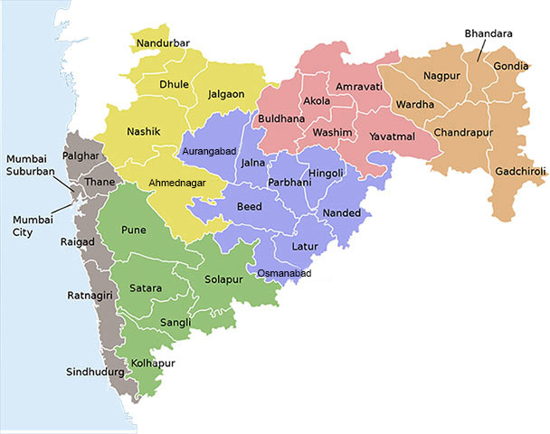 Maharashtra District Map